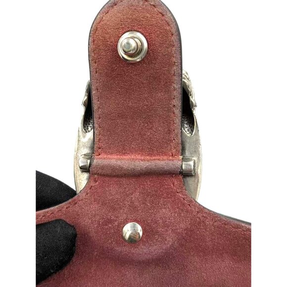 Pre-owned Gucci GG Supreme Blooms Dionysus Mini Flap Brown/Antique Rose 421970 - Picture 10 of 16